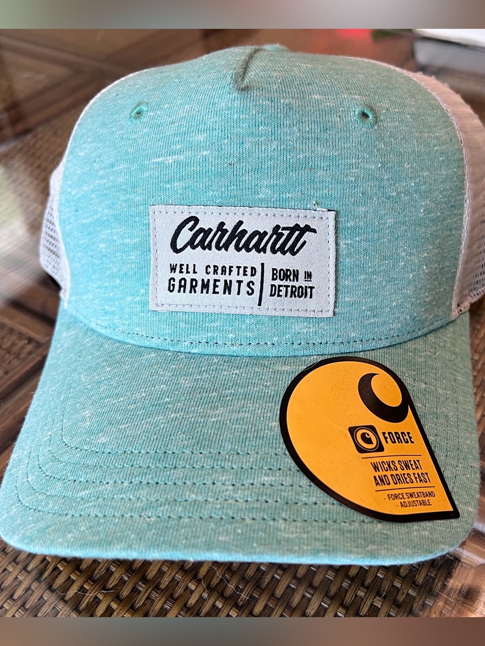 NWT Carhartt Baseball Cap Bundle - Set of 3 (Coral, Light Blue, Purple/Blue)